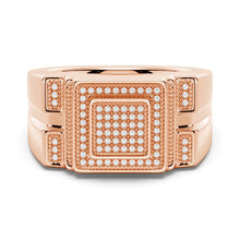 Load image into Gallery viewer, Micro Pave Moissanite Ring for Men