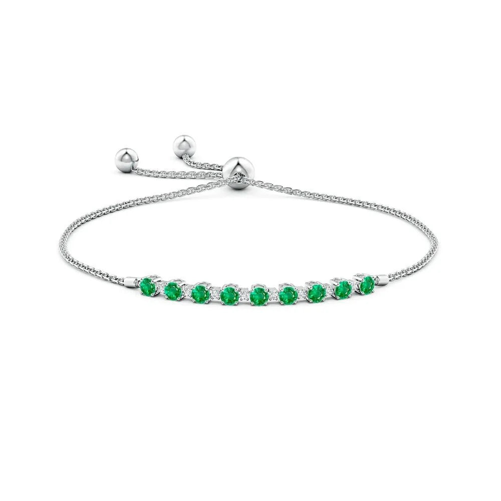 emerald tennis bracelet  