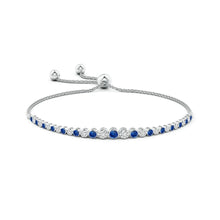 Load image into Gallery viewer, sapphire bolo bracelet 