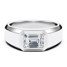 Load image into Gallery viewer, 1CT Bezel Set Engagement Ring for Men