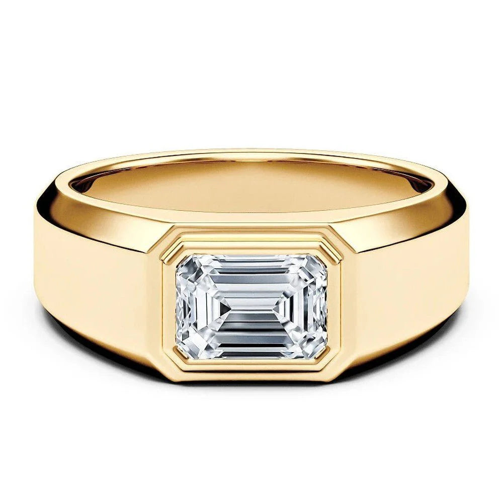Heirloom Style Men’s Engagement Ring
