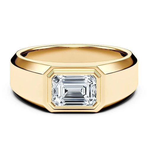 Heirloom Style Men’s Engagement Ring