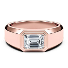 Load image into Gallery viewer, Bezel Engagement Ring with 1CT Stone
