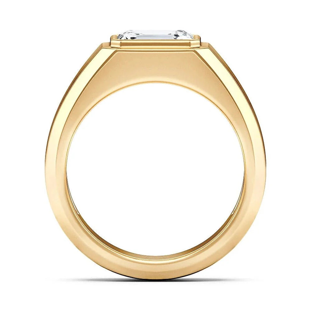 1CT Heirloom Bezel Set Engagement Ring – Silver, Gold or Platinum