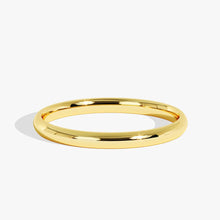Load image into Gallery viewer, 6mm Yellow Silver Wedding Ring