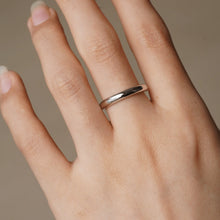Load image into Gallery viewer, Sterling Silver Dome Wedding Band