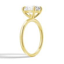 Load image into Gallery viewer, 4-Prongs Oval Solitaire Moissanite Engagement Ring | TKEANAAL Jewelry