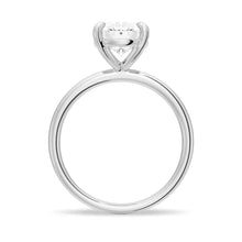 Load image into Gallery viewer, 4-Prongs Oval Solitaire Moissanite Engagement Ring | TKEANAAL Jewelry