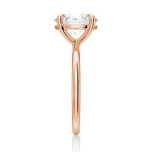 Load image into Gallery viewer, 4-Prongs Oval Solitaire Moissanite Engagement Ring | TKEANAAL Jewelry
