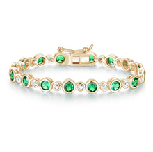 Load image into Gallery viewer, white sapphire bracelet  