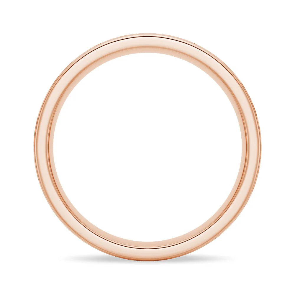 6mm Hammered Milgrain Men’s Wedding Band – Silver, Gold or Platinum Ring