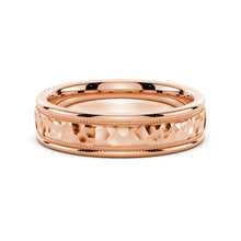 Load image into Gallery viewer, Textured Men’s Ring with Milgrain Edging