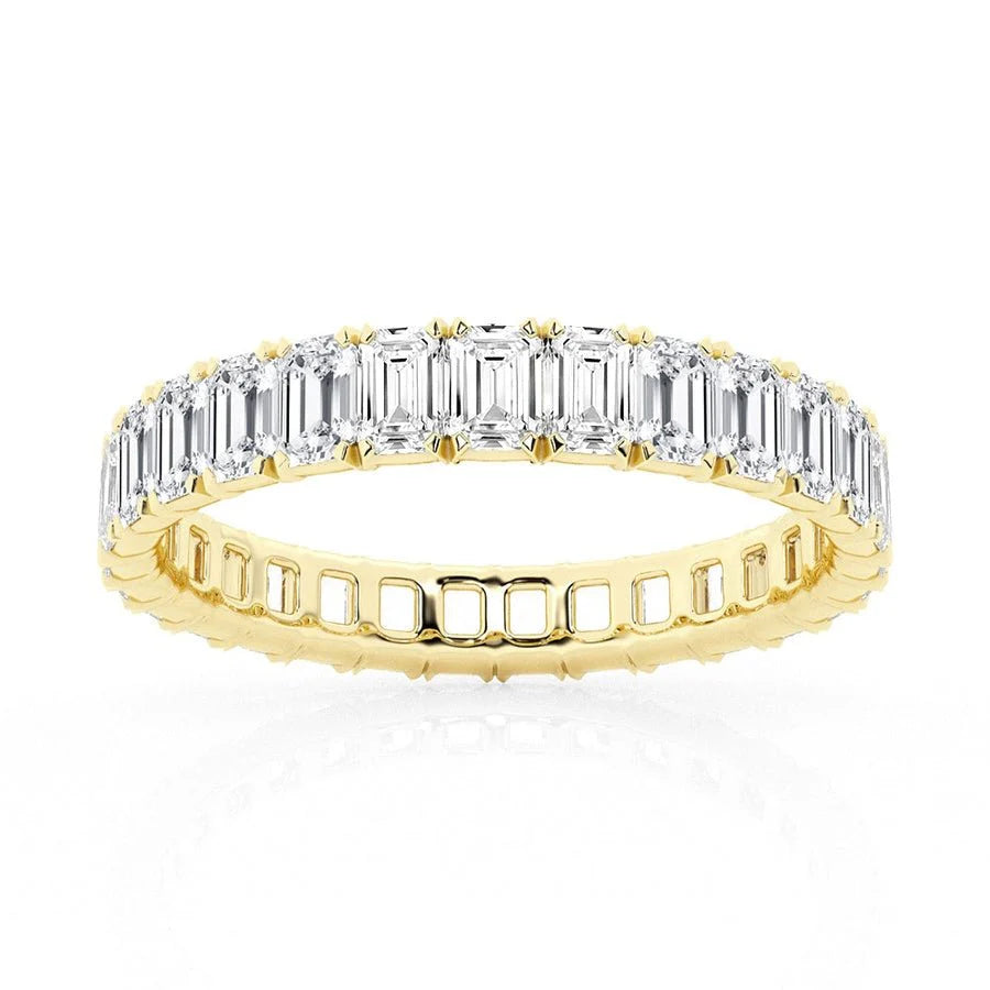Gold Full Eternity Wedding Band