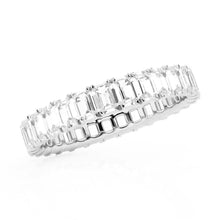 Load image into Gallery viewer, Emerald Moissanite Bridal Ring