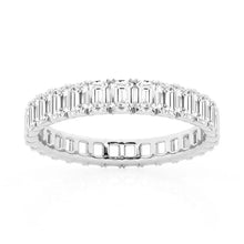Load image into Gallery viewer, Radiant Emerald Cut Moissanite Wedding Band