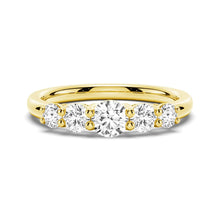 Load image into Gallery viewer, Classic Moissanite Wedding Band in Gold