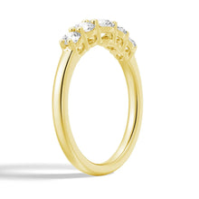 Load image into Gallery viewer, Radiant 5 Stone Moissanite Ring