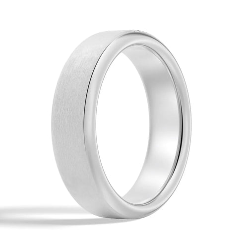 Emerald Cut Wedding Band for Men