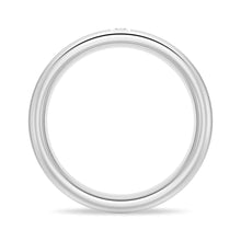 Load image into Gallery viewer, Platinum Emerald Cut Moissanite Ring