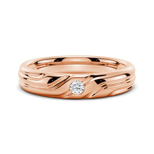 Load image into Gallery viewer, Moissanite Accent Men’s Wedding Band