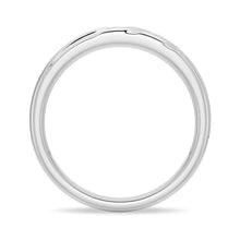 Load image into Gallery viewer, 5mm Asymmetric Moissanite Men’s Wedding Ring – Gold, Silver or Platinum Band