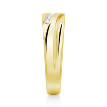Load image into Gallery viewer, Stylish Groom’s Bezel Wedding Band