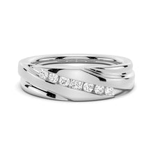Load image into Gallery viewer, 6.5mm Bezel Set Moissanite Men’s Wedding Ring