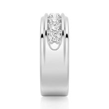 Load image into Gallery viewer, Classic Groom’s Ring with Channel Stones