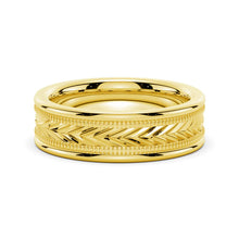 Load image into Gallery viewer, Engraved Wedding Band for Men