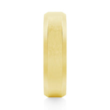 Load image into Gallery viewer, Beveled Edge Moissanite Ring for Men