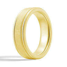 Load image into Gallery viewer, Gold Wedding Band with Texture