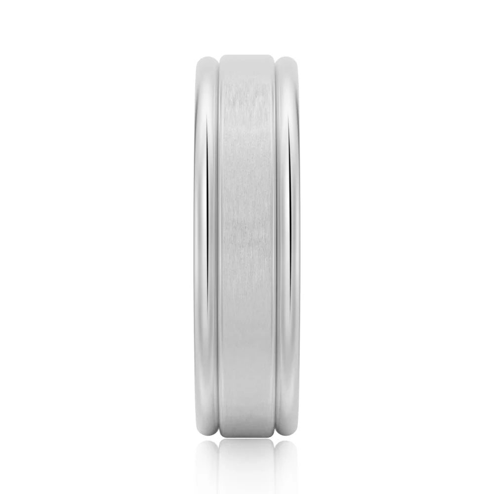 Brushed Texture Men’s Ring