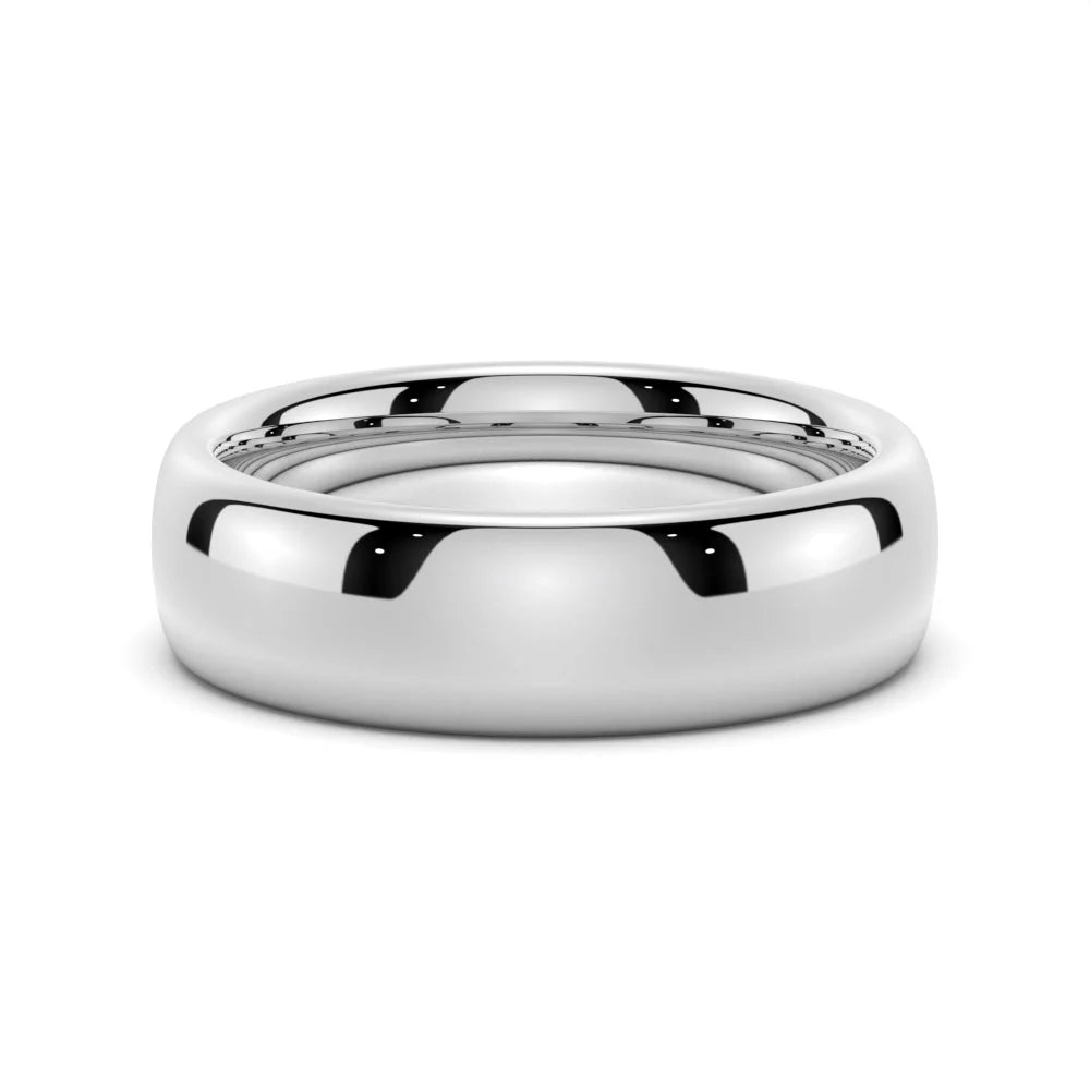 6mm High Polished Men’s Wedding Band