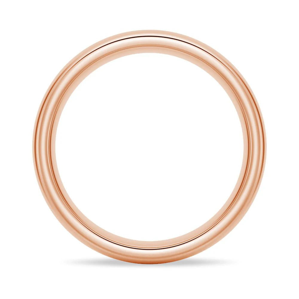6mm High Polished Men’s Wedding Band – Silver, Gold or Platinum Ring