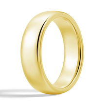 Load image into Gallery viewer, 6mm High Polished Men’s Wedding Band – Silver, Gold or Platinum Ring