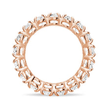 Load image into Gallery viewer, 6mm Oval Cut Moissanite Wedding Band – Elegant Eternity Ring