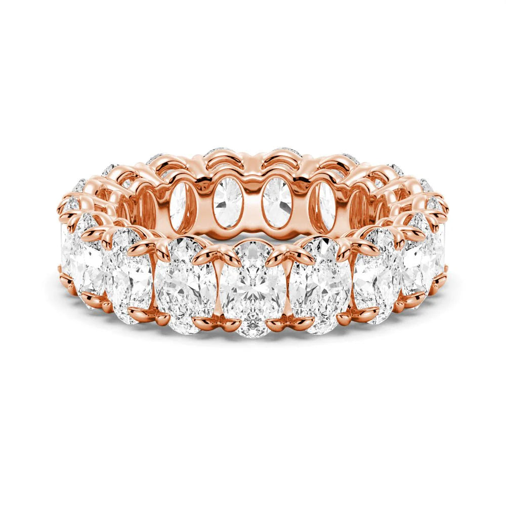 Bold and Sparkling Moissanite Band