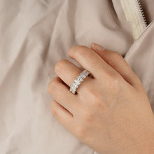 Load image into Gallery viewer, Elegant Eternity Band with Oval Stones