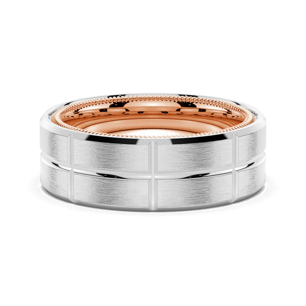 Platinum Modern Style Men’s Ring