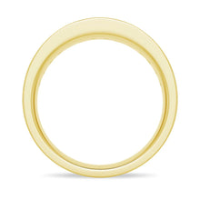 Load image into Gallery viewer, 7.5mm Sapphire and Moissanite Men’s Wedding Band – Silver, Gold, or Platinum Ring