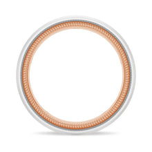 Load image into Gallery viewer, Elegant Two-Tone Men’s Wedding Ring