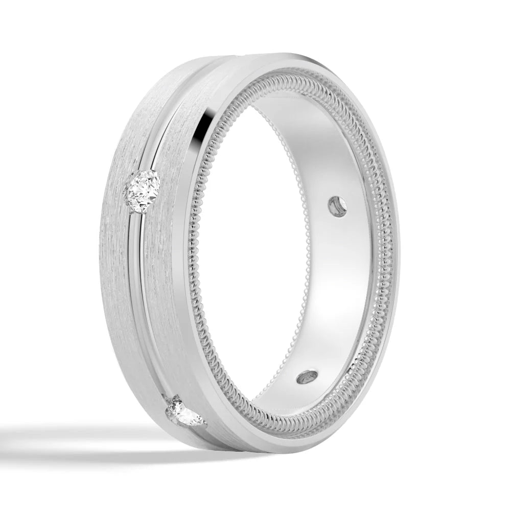 Platinum and Gold Men’s Two-Tone Ring