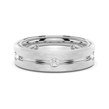 Load image into Gallery viewer, 7.5mm Wide Moissanite Band for Him
