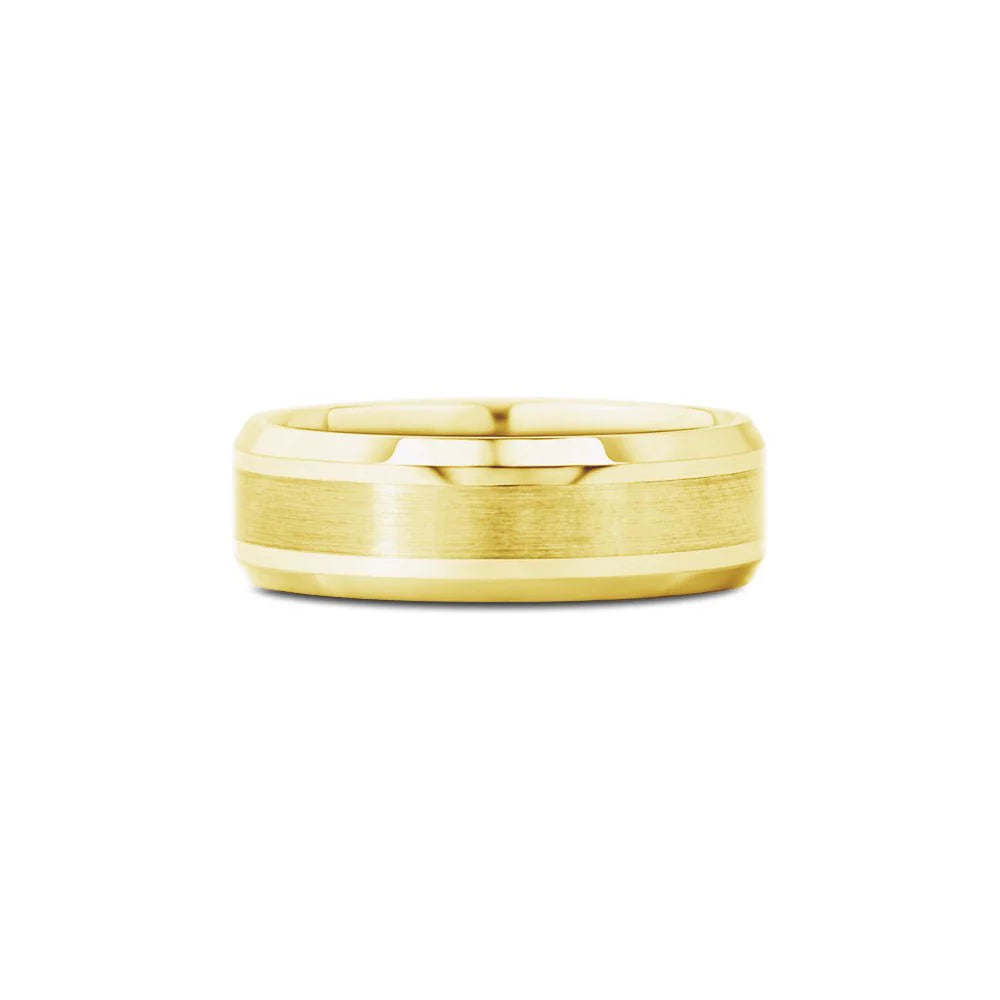 Classic Men’s Wedding Band in Gold