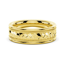 Load image into Gallery viewer, Gold Twisted Men’s Ring