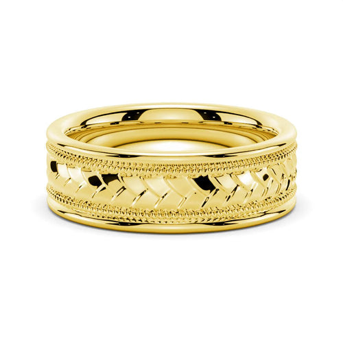 Gold Twisted Men’s Ring