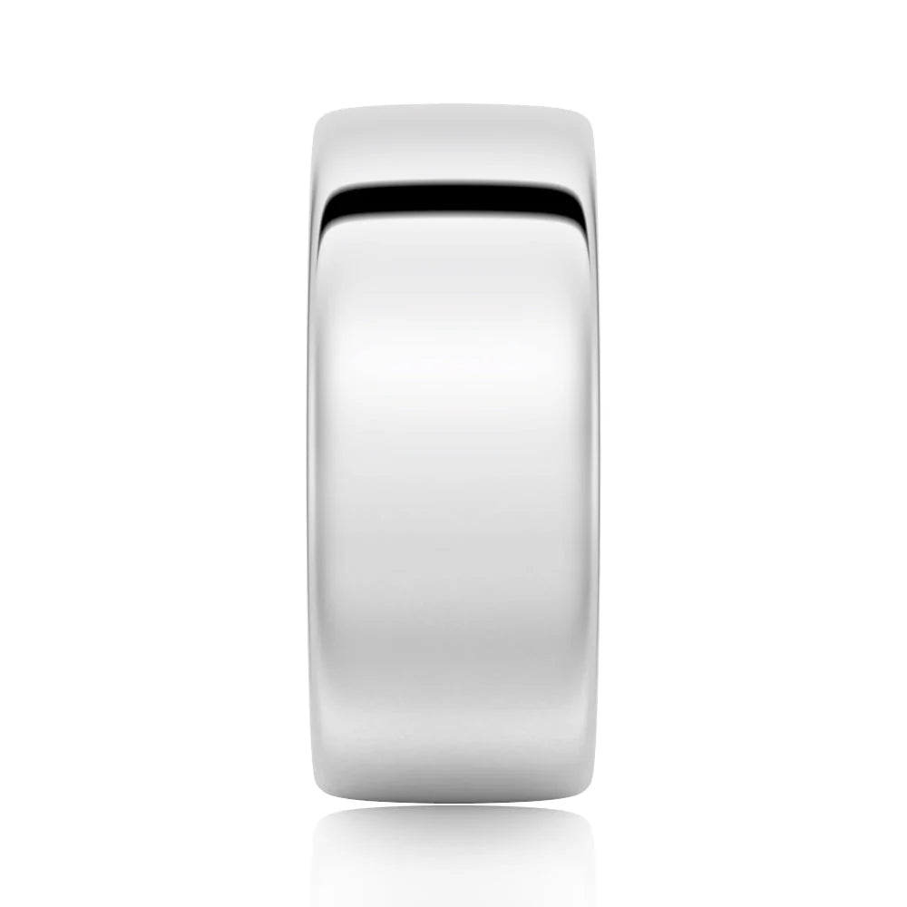 Bold High Shine Wedding Ring