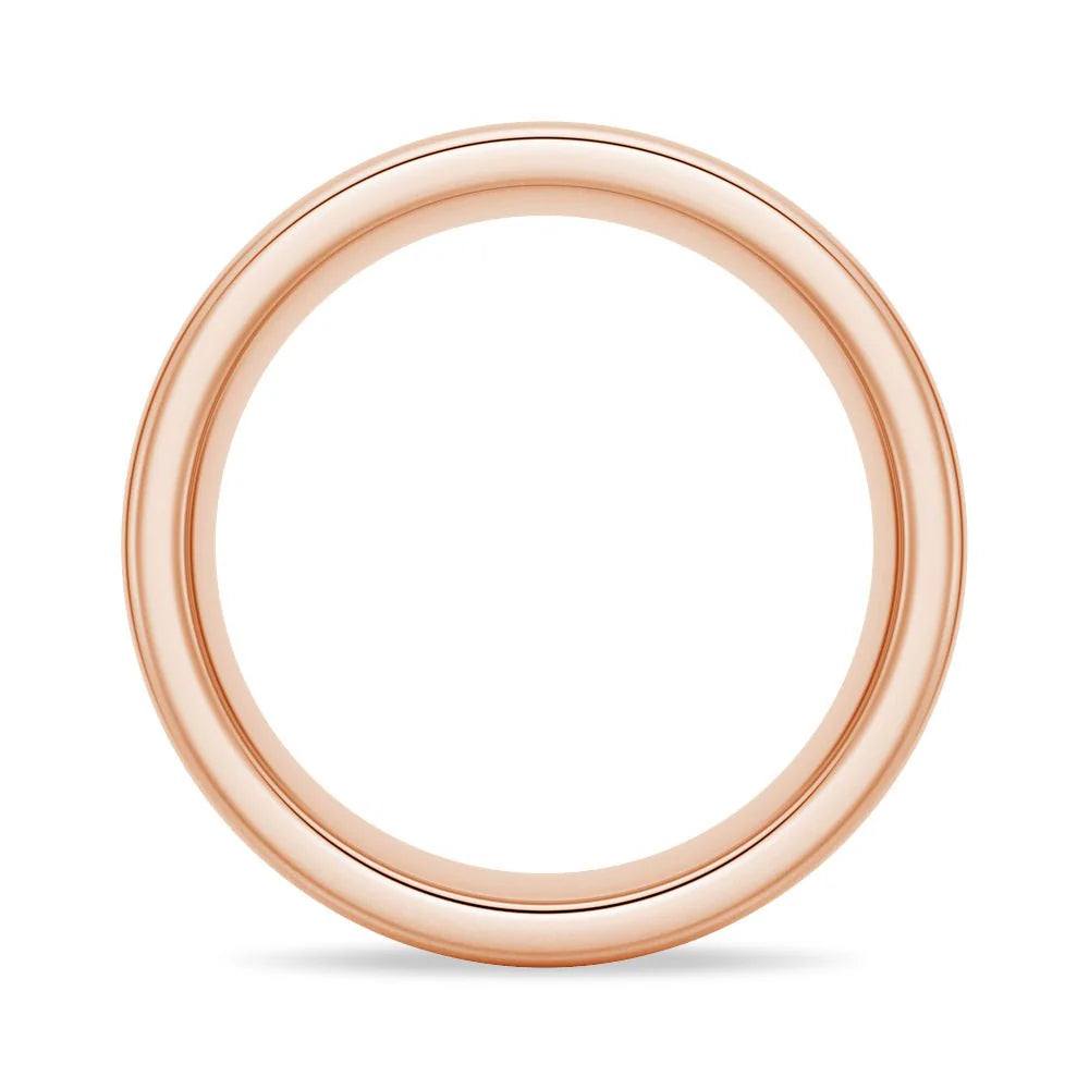 8mm Classic High Polished Men’s Wedding Band – Silver, Gold or Platinum Ring