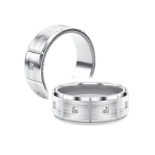 Load image into Gallery viewer, Bold Princess Cut Moissanite Ring