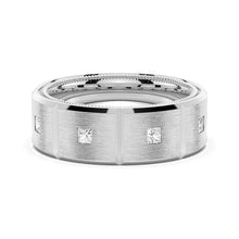 Load image into Gallery viewer, Modern Men’s Moissanite Ring in 8mm